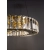 Lampa wisząca okrągła złota szklana 40cm 6350/4 - Lampy Elem